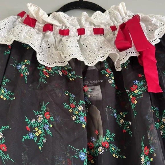 Dolce & Gabbana vintage off shoulder sheet top - Picture 2 of 4